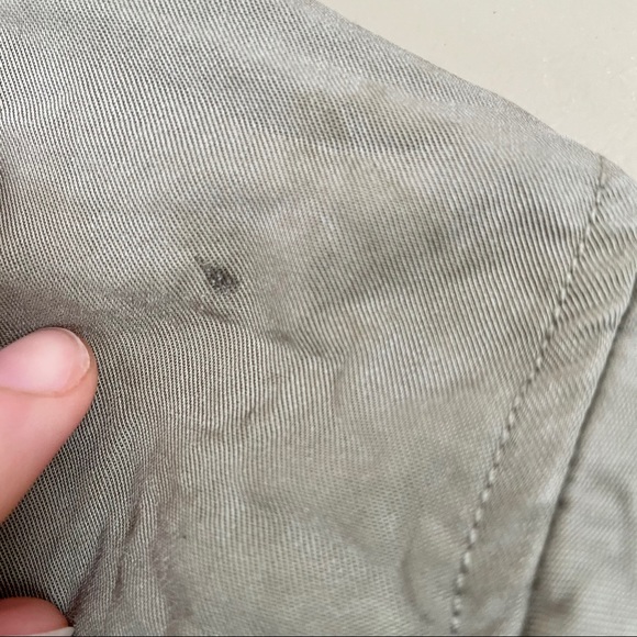 ❤️ Anthropologie Holding Horses Green Twist Front Blouse Sz 6 - Picture 7 of 7